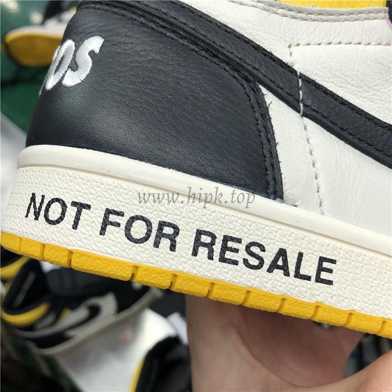 PK GOD AIR JORDAN 1 NRG “NO L’S” NOT FOR RESALE Yellow BEST RETAIL VERSION IN THE MARKET READY TO SHIP