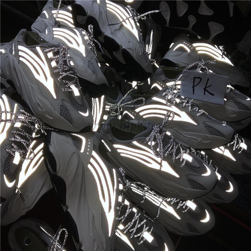 PK God YEEZY BOOST WAVE RUNNER 700 V2 STATIC FULL REFLECTIVE 3M Huayiyi retail version ready to ship