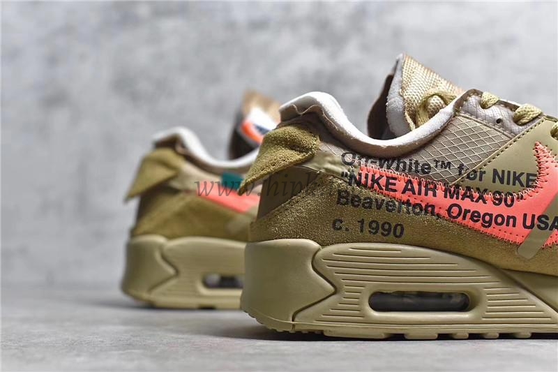 PK GOD Off-White x Nike Air Max 90 Desert Ore ready to ship