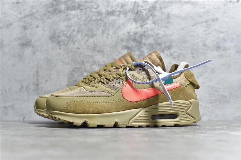 PK GOD Off-White x Nike Air Max 90 Desert Ore ready to ship