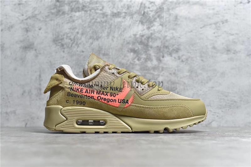 PK GOD Off-White x Nike Air Max 90 Desert Ore ready to ship