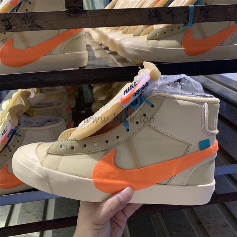 PK God OFF-WHITE x Nike Blazer Mid Orange“ALL HALLOWS EVE”retail materials ready to ship