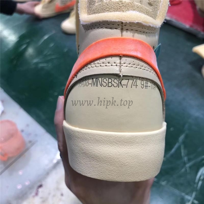 PK God OFF-WHITE x Nike Blazer Mid Orange“ALL HALLOWS EVE”retail materials ready to ship