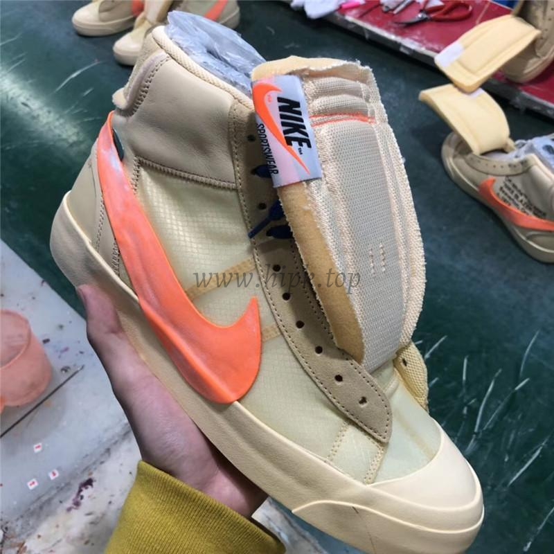 PK God OFF-WHITE x Nike Blazer Mid Orange“ALL HALLOWS EVE”retail materials ready to ship