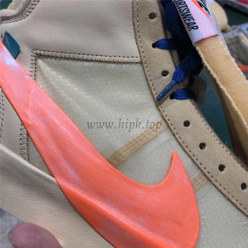 PK God OFF-WHITE x Nike Blazer Mid Orange“ALL HALLOWS EVE”retail materials ready to ship