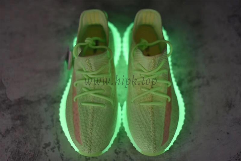 exclusive god yeezy 350 v2 gid glow with real premeknit from huayiyi which offer primeknit to Ad*s directly ready to ship