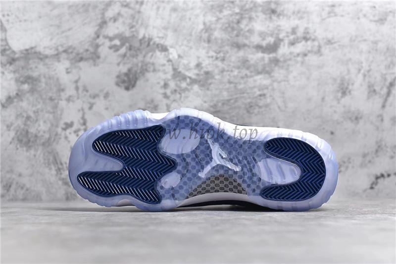 PK GOD Air Jordan Retro XI 11 LOW Navy Blue Snakeskin real snakeskin ready to ship