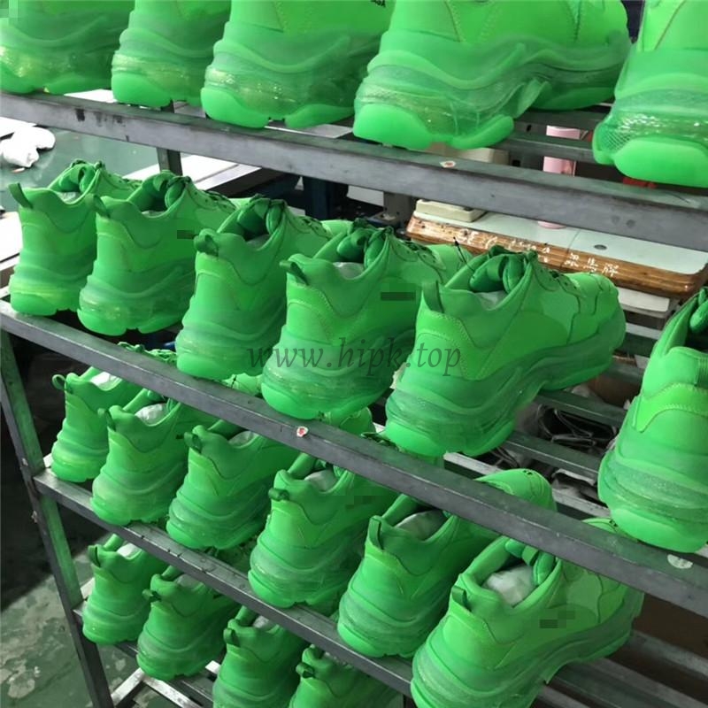 PK GOD PARIS TRIPLE S TRAINER All Green ready to ship