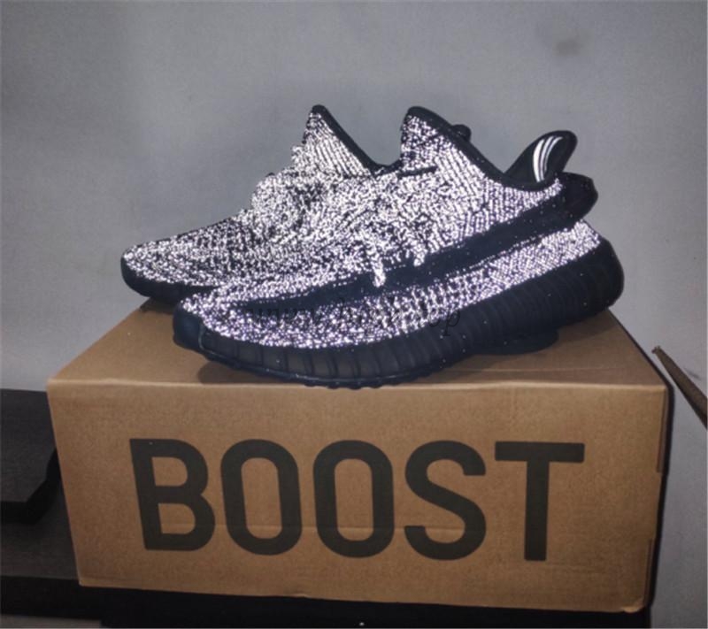 exclusive pk god yeezy 350 v2 black 3m with real premeknit from huayiyi which offer primeknit to Ad*s directly ready to ship