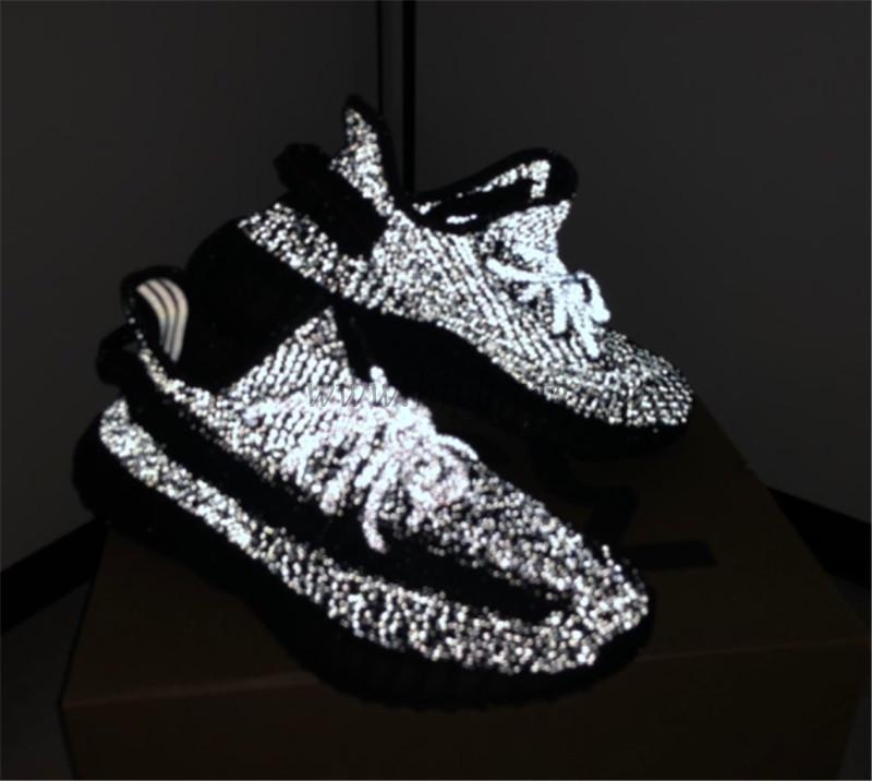 exclusive pk god yeezy 350 v2 black 3m with real premeknit from huayiyi which offer primeknit to Ad*s directly ready to ship