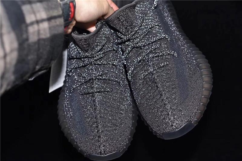 exclusive pk god yeezy 350 v2 black 3m with real premeknit from huayiyi which offer primeknit to Ad*s directly ready to ship