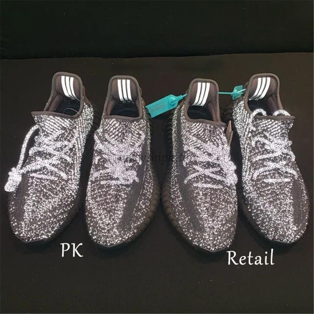 exclusive pk god yeezy 350 v2 black 3m with real premeknit from huayiyi which offer primeknit to Ad*s directly ready to ship