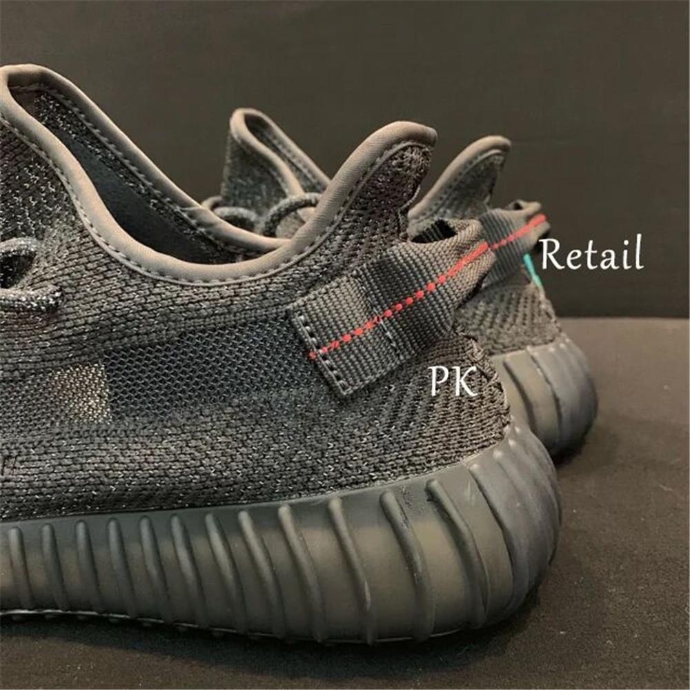 exclusive pk god yeezy 350 v2 black 3m with real premeknit from huayiyi which offer primeknit to Ad*s directly ready to ship