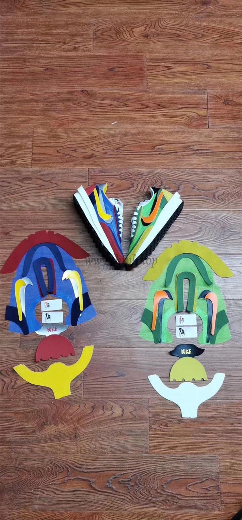 PK God Sacai X Nike LDV Waffle Blue Multi retail matearials ready to ship