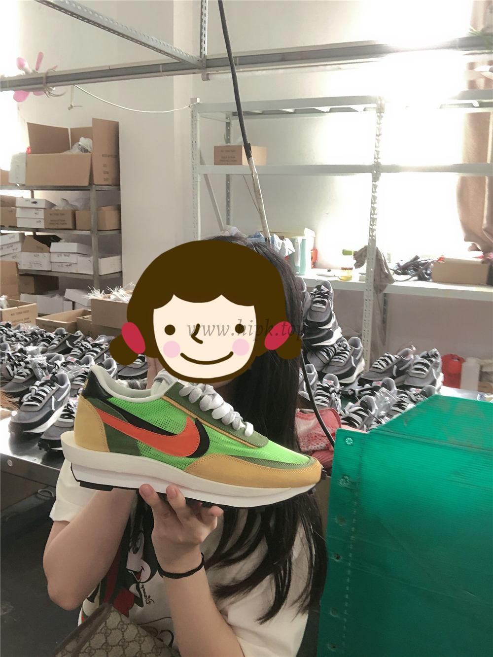 PK God Sacai X Nike LDV Waffle Green Multi retail matearials ready to ship