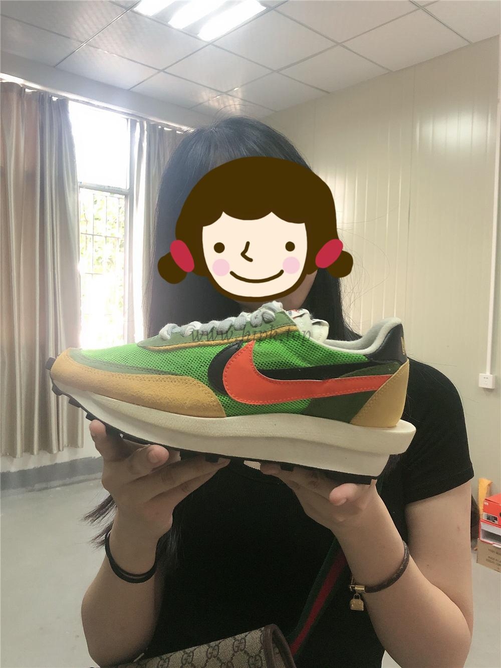 PK God Sacai X Nike LDV Waffle Green Multi retail matearials ready to ship