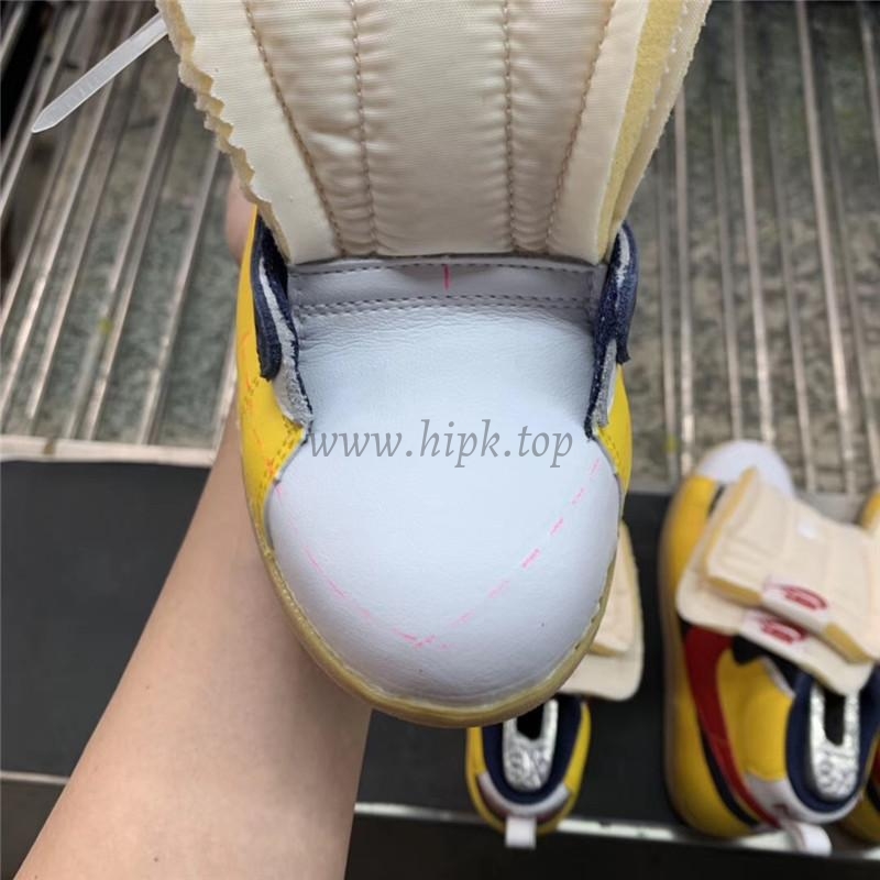 PK God exclusive Nike Sacai Blazer Hi Snow Beach MID yellow with real materails ready to ship