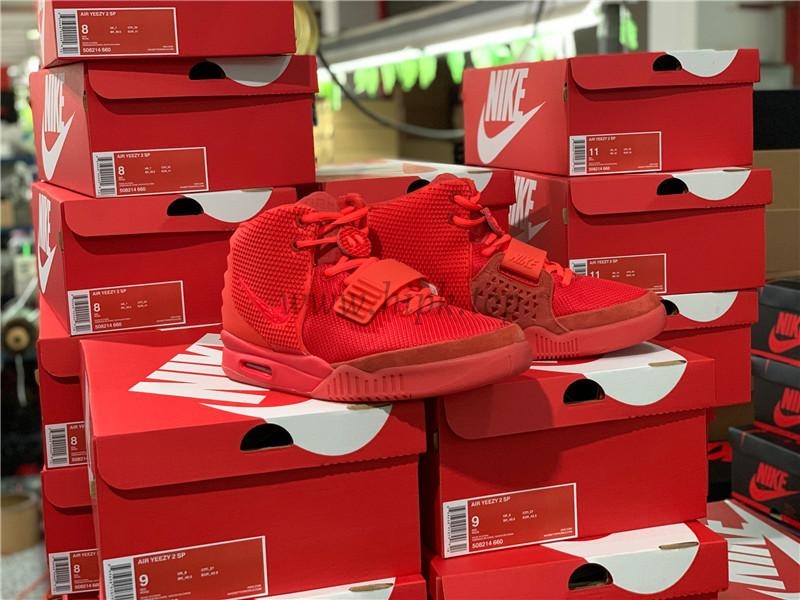 God Air Yeezy 2 Red October Real materials Limited pairs