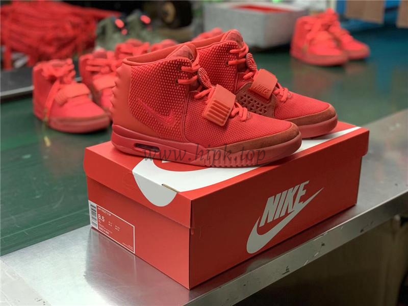 God Air Yeezy 2 Red October Real materials Limited pairs