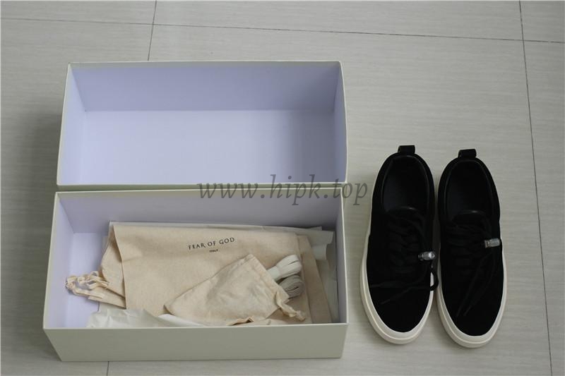 PK God FEAR OF GOD 101 LOW SNEAKER all black BONE SUEDE real materials ready to ship