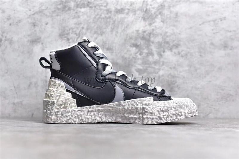 PK God Sacai X NK Blazer with Dunk black grey real materials ready to ship