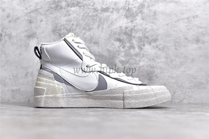 PK God Sacai X NK Blazer with Dunk white grey real materials ready to ship