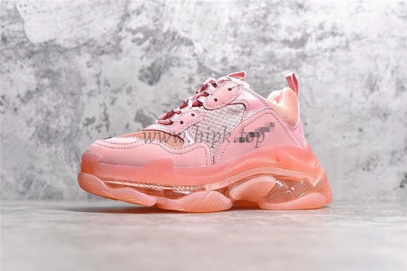 PK GOD PARIS TRIPLE S CLEAR SOLE TRAINER 19SS PINK READY TO SHIP