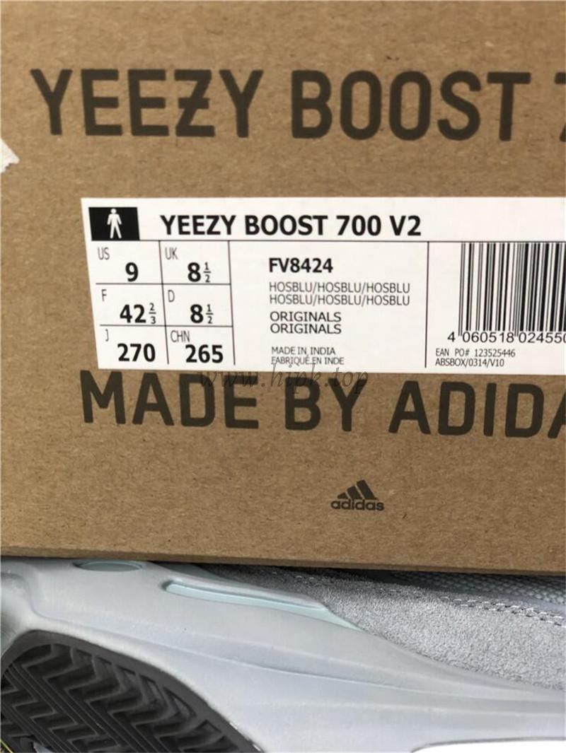 PK GOD YEEZY 700 V2 “Hospital Blue” RETAIL MATERIALS READY TO SHIP