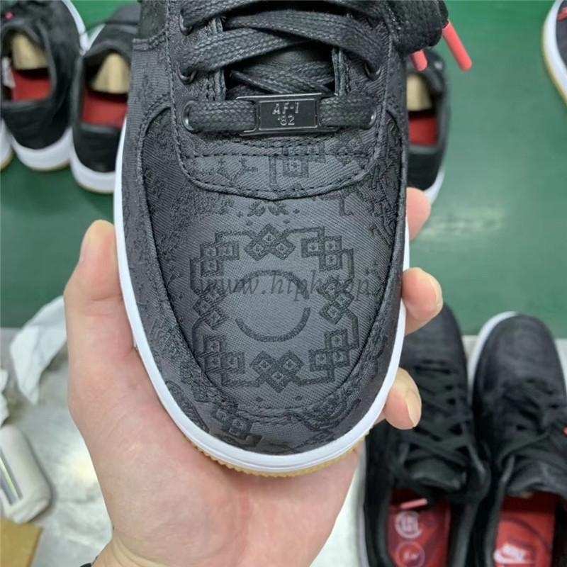 PK GOD CLOT x fragment x Nike Air Force 1 PRM BLACK retail materials ready to ship