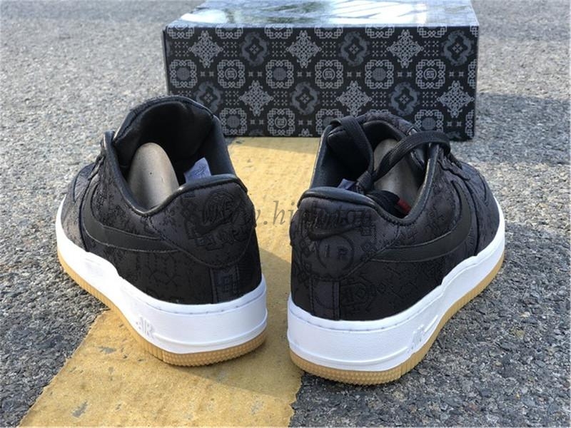 PK GOD CLOT x fragment x Nike Air Force 1 PRM BLACK retail materials ready to ship