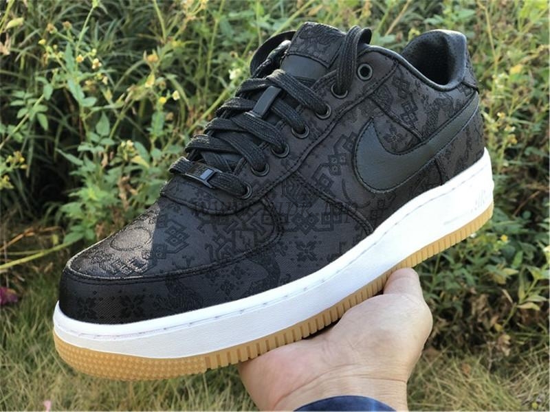 PK GOD CLOT x fragment x Nike Air Force 1 PRM BLACK retail materials ready to ship