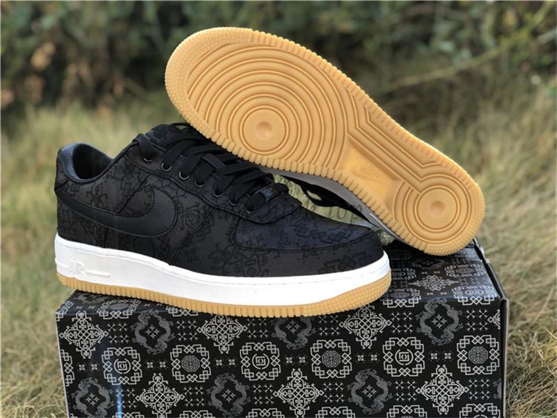 PK GOD CLOT x fragment x Nike Air Force 1 PRM BLACK retail materials ready to ship