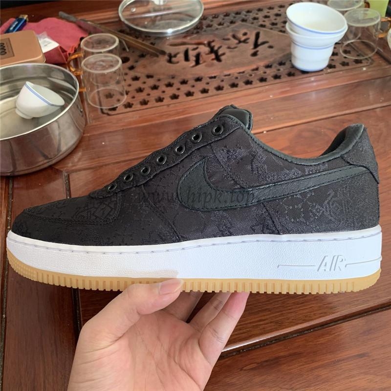 PK GOD CLOT x fragment x Nike Air Force 1 PRM BLACK retail materials ready to ship