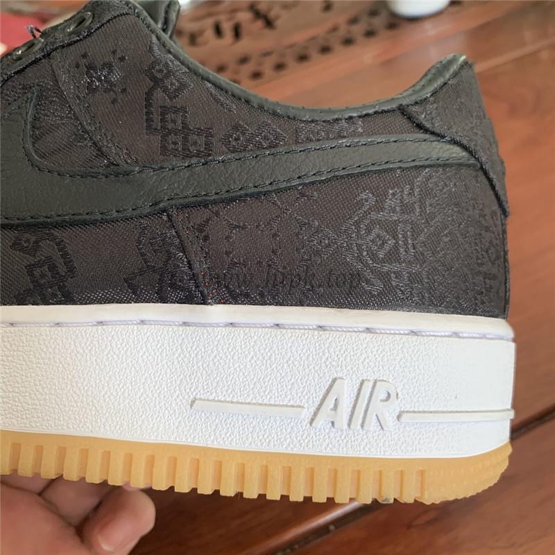 PK GOD CLOT x fragment x Nike Air Force 1 PRM BLACK retail materials ready to ship