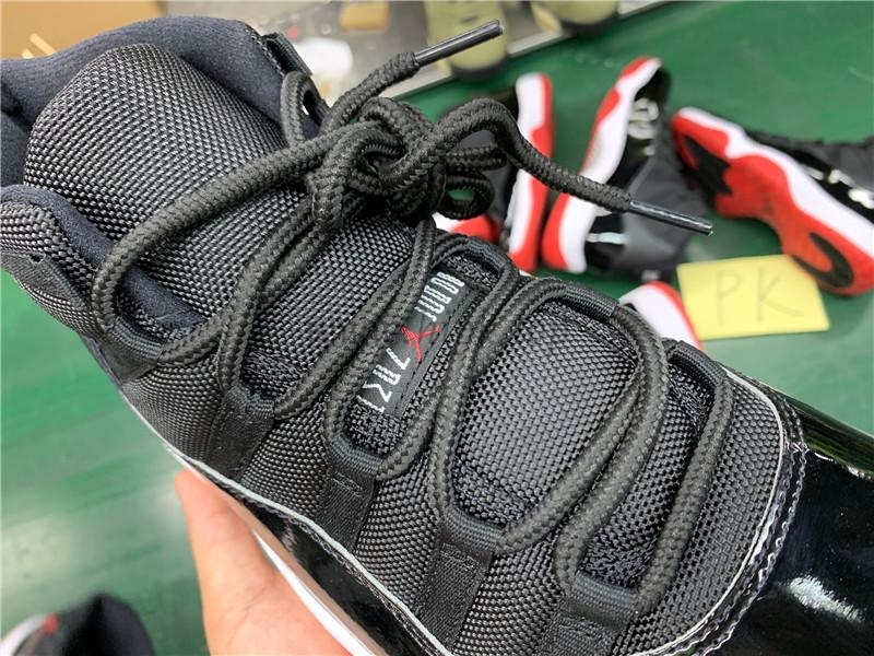 PK God 2019 year retail version Air Jordan 11 “Bred”retail materials ready to ship