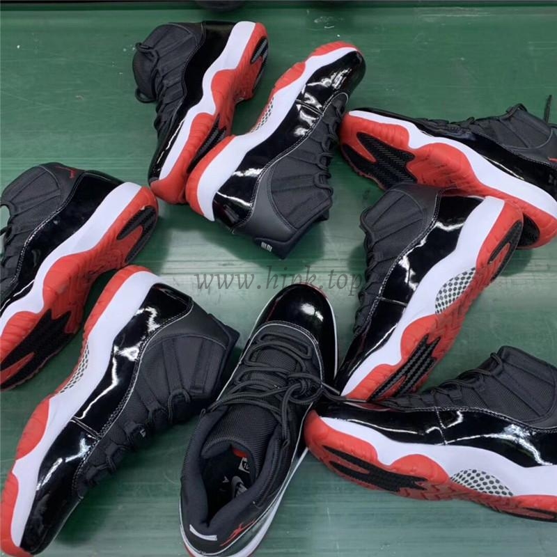 PK God 2019 year retail version Air Jordan 11 “Bred”retail materials ready to ship