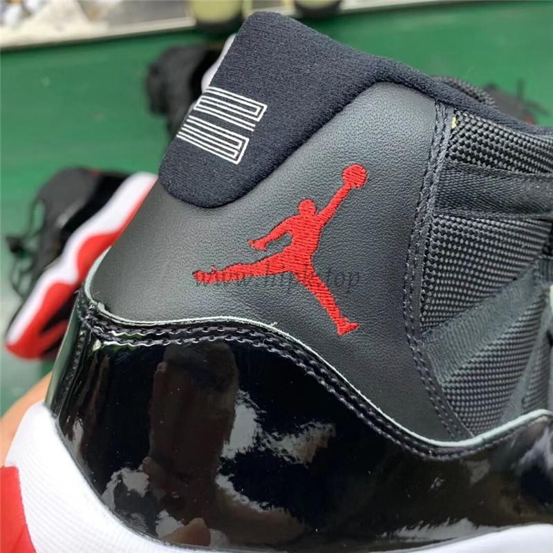 PK God 2019 year retail version Air Jordan 11 “Bred”retail materials ready to ship