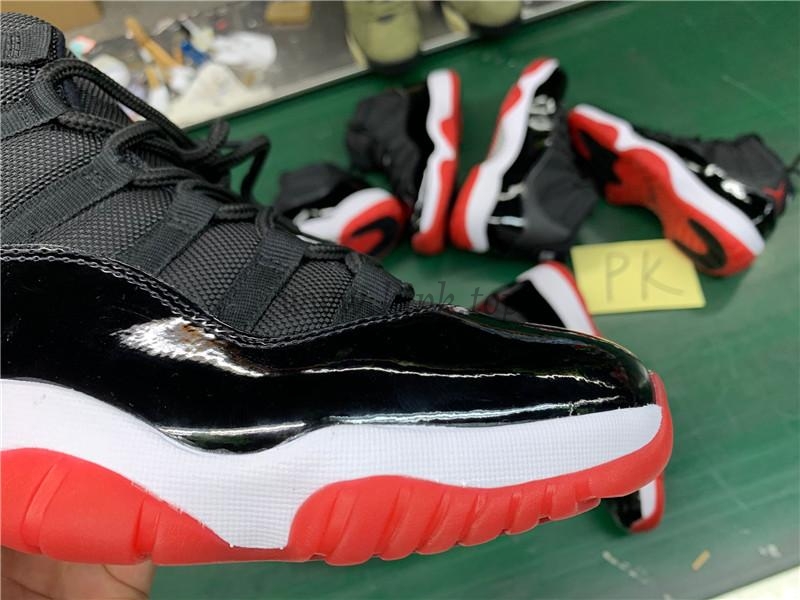 PK God 2019 year retail version Air Jordan 11 “Bred”retail materials ready to ship