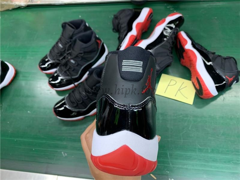 PK God 2019 year retail version Air Jordan 11 “Bred”retail materials ready to ship