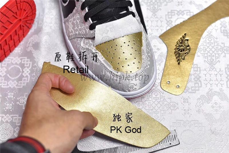 PK God air Jordan 1 mid fearless X Edison Chen retail materials ready to ship