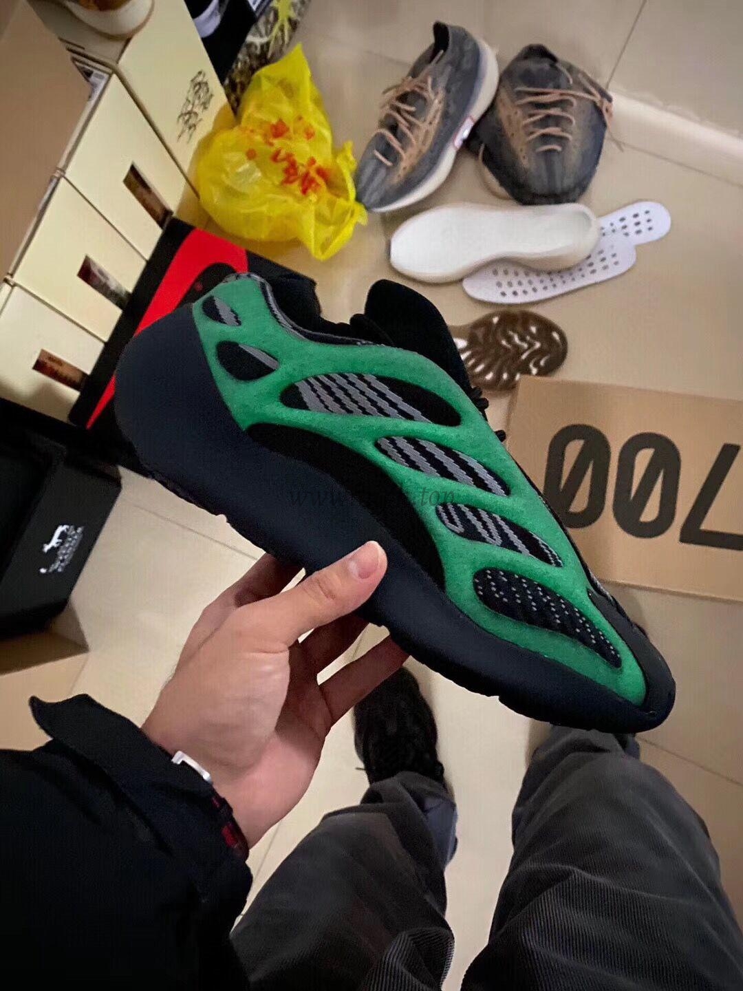 Pk God exclusive yeezy 700 V3 Black retail materials ready to ship