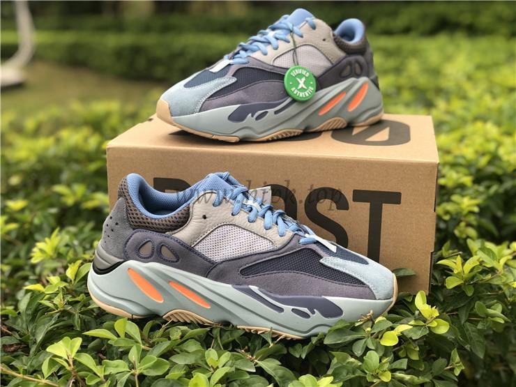 PK God yeezy 700 Carbon Blue retail materials ready to ship