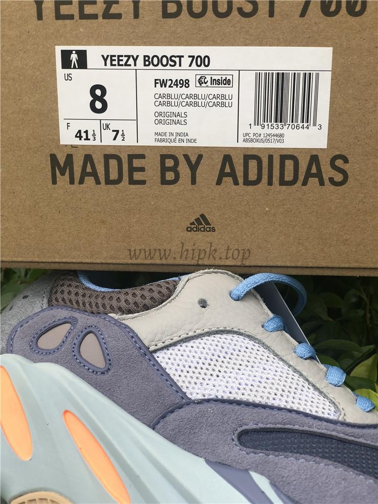 PK God yeezy 700 Carbon Blue retail materials ready to ship