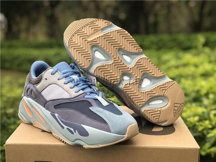 PK God yeezy 700 Carbon Blue retail materials ready to ship