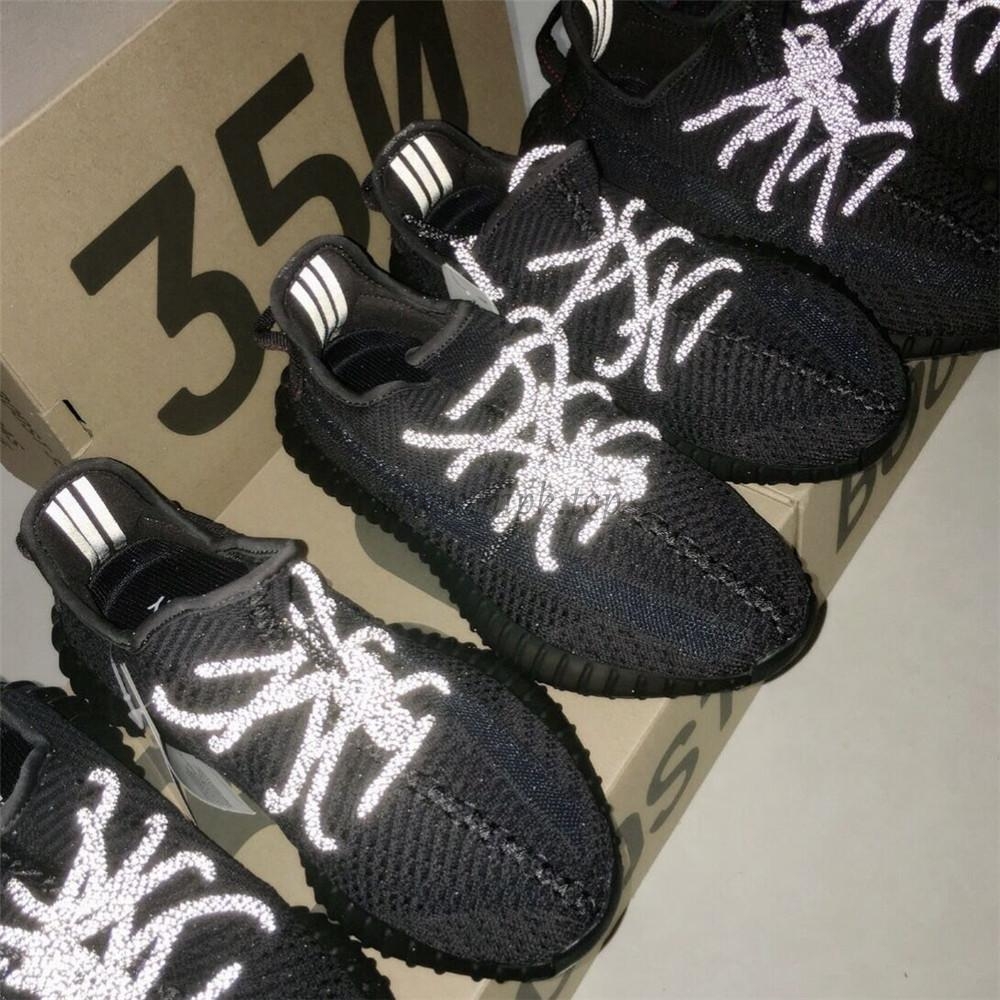 exclusive god yeezy 350 v2 black with real premeknit from huayiyi which offer primeknit to Ad*s directly ready to ship