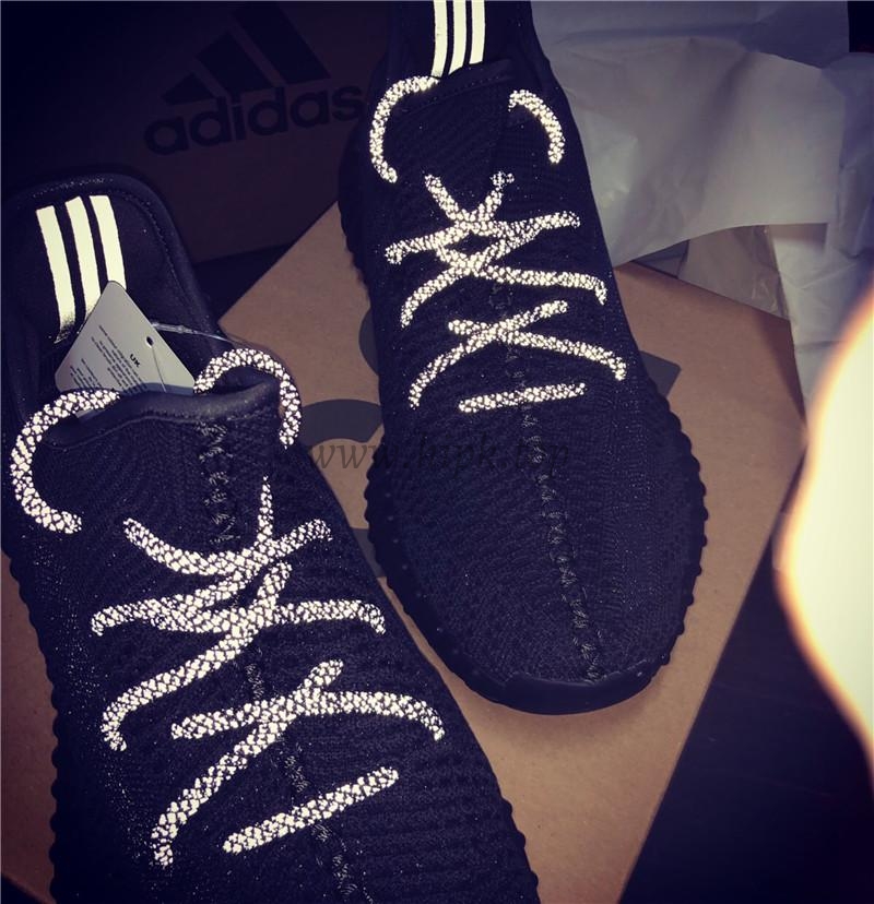 exclusive god yeezy 350 v2 black with real premeknit from huayiyi which offer primeknit to Ad*s directly ready to ship