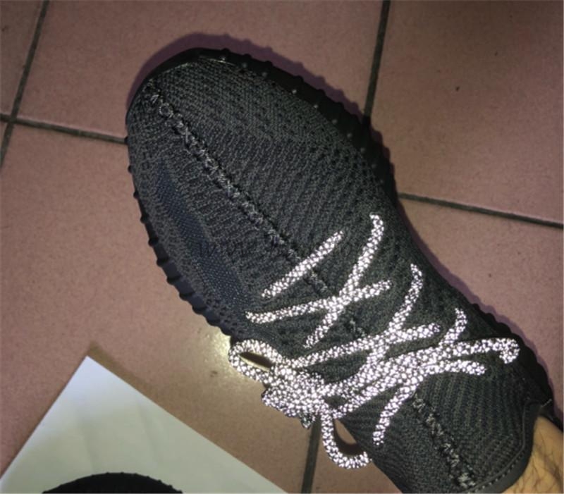 exclusive god yeezy 350 v2 black with real premeknit from huayiyi which offer primeknit to Ad*s directly ready to ship