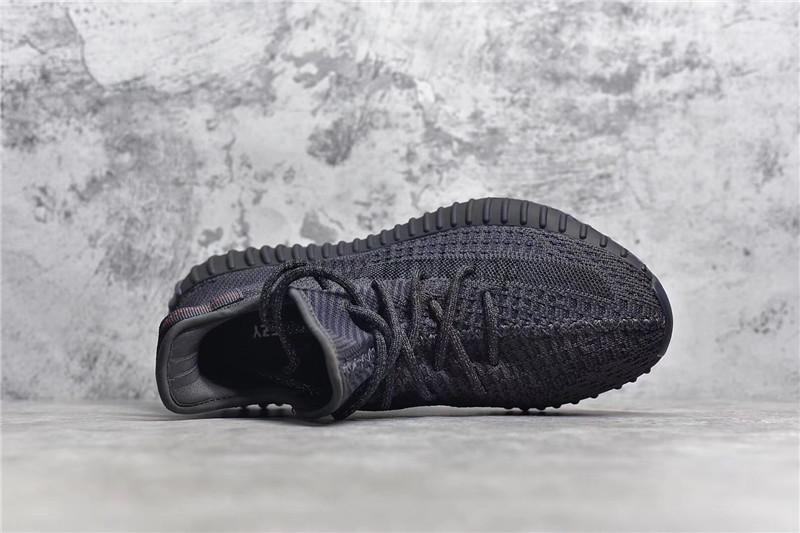 exclusive god yeezy 350 v2 black with real premeknit from huayiyi which offer primeknit to Ad*s directly ready to ship