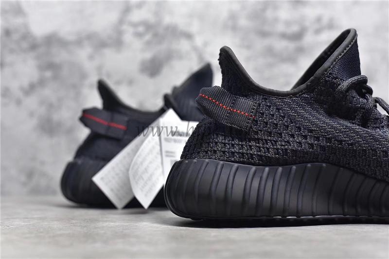 exclusive god yeezy 350 v2 black with real premeknit from huayiyi which offer primeknit to Ad*s directly ready to ship