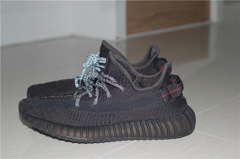 exclusive god yeezy 350 v2 black with real premeknit from huayiyi which offer primeknit to Ad*s directly ready to ship